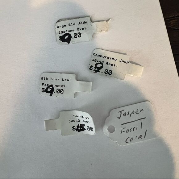 8 Bundles/Semi-precious Assorted Teardrop & Round Beads Jewelry making supplies - Picture 13 of 13